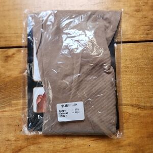 NEW - Terri Toner's SlimWear Pants Shaping Natural Color Size Large